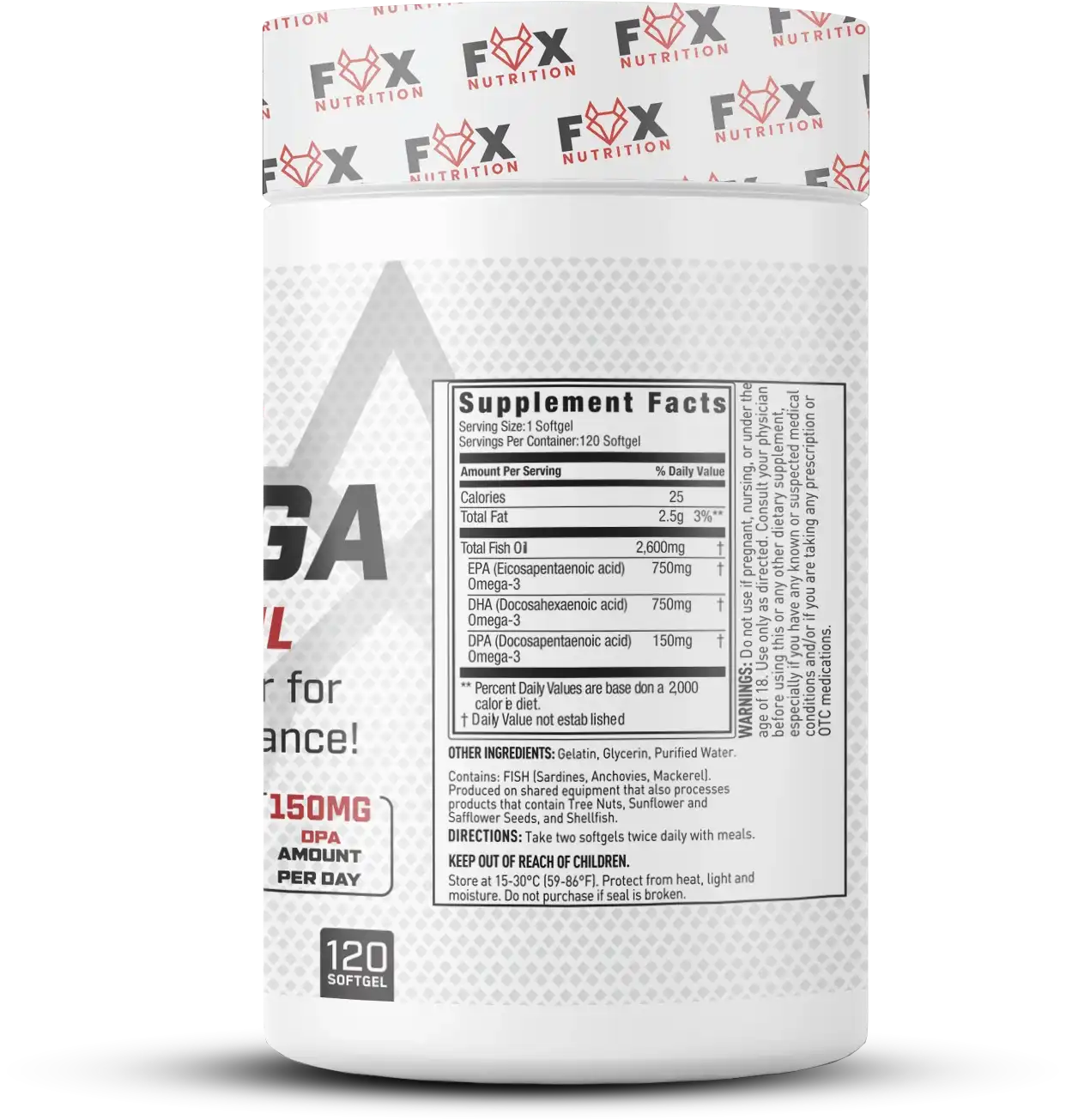 Omega Fish Oil – Heart, Joint & Brain Health Support (120 Softgels) - Image 3