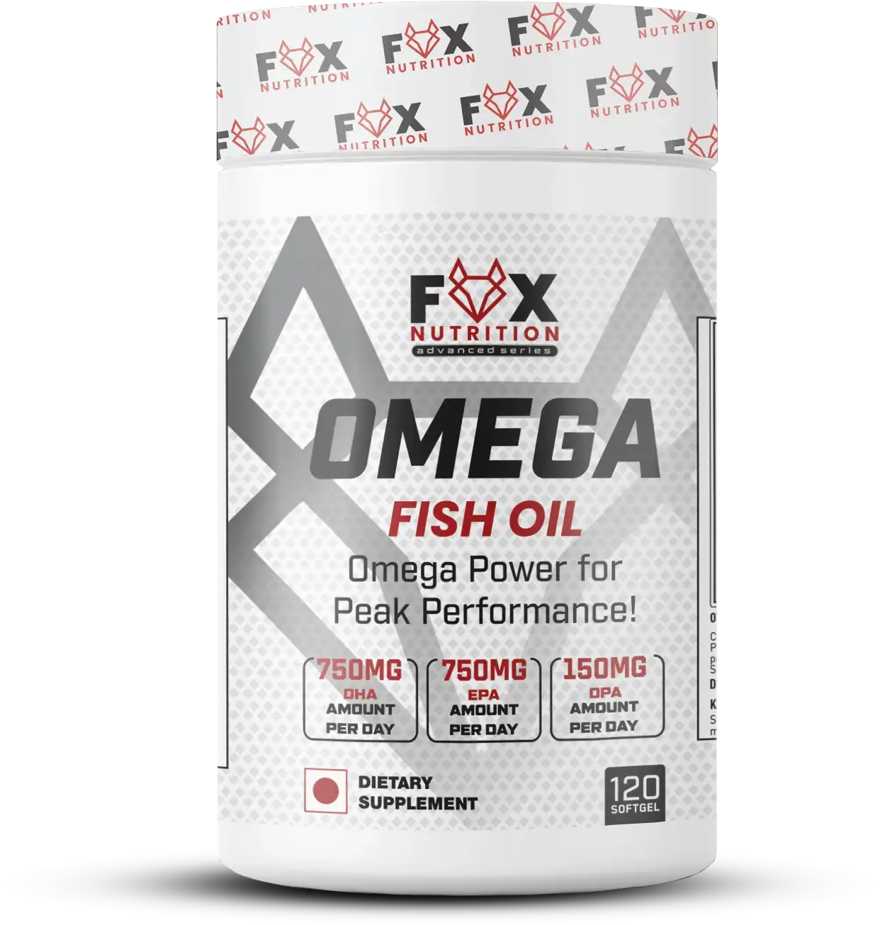 FoxNutrition Omega Fish Oil supplement for heart, brain and joint health in India